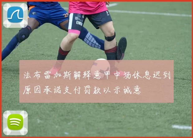 法布雷加斯解释意甲中场休息迟到原因承诺支付罚款以示诚意